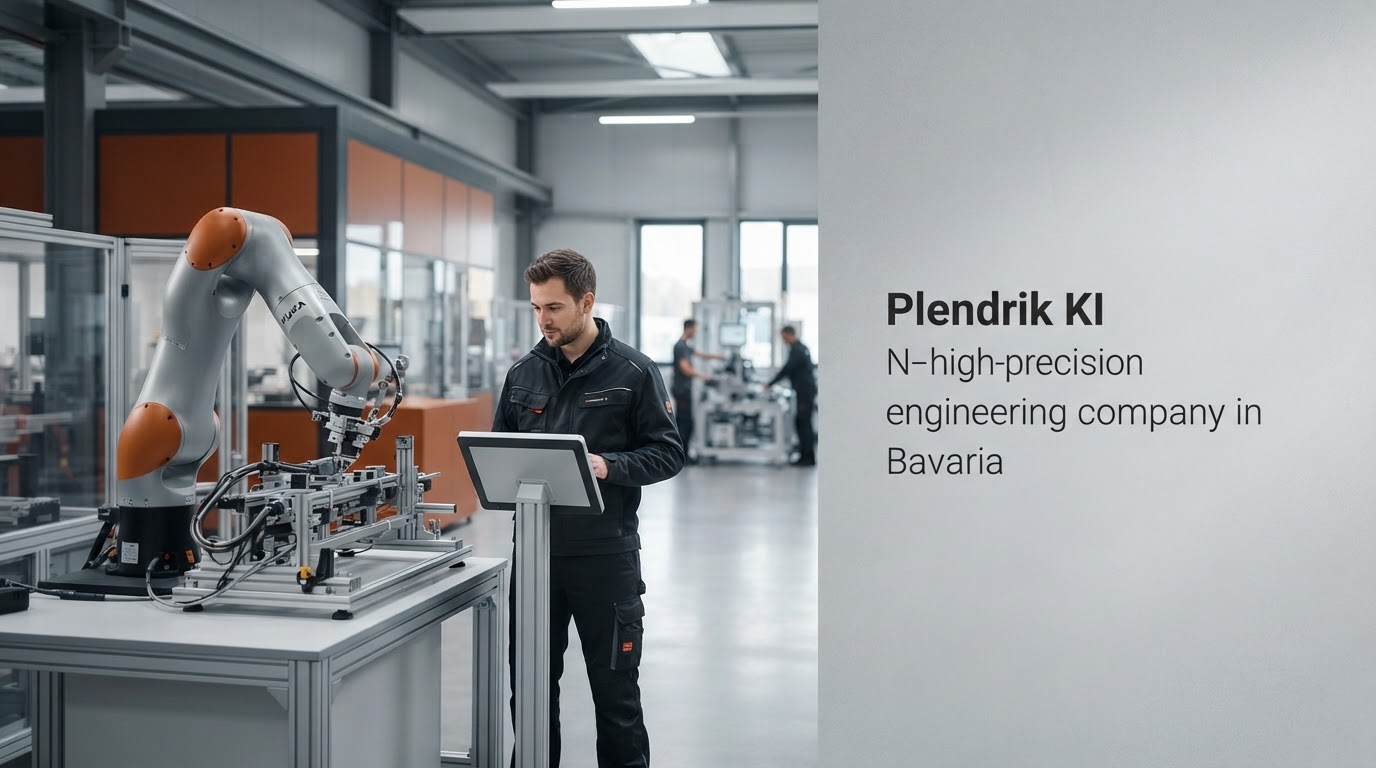 Plendrik KI Visualisierung einer Echtzeit-Marktanalyse auf dunklem Dashboard